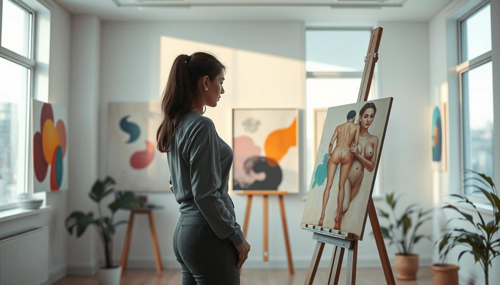 AI nude art creation